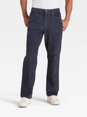 Men's Straight Fit Corduroy 5-Pocket Pants - Goodfellow & Co 30x30